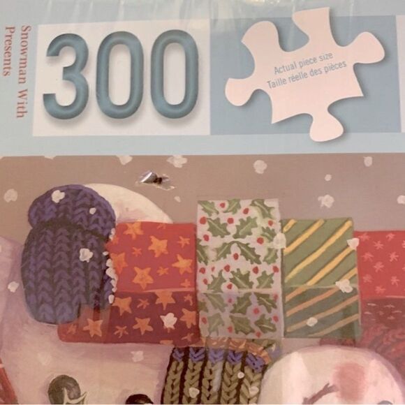 Bits and Pieces Snowman with Presents Puzzle Christmas Winter New & Sealed - Picture 4 of 5